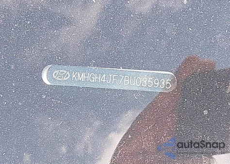 2011 Hyundai Equus Signature из США, поврежденный, VIN KMHGH4JF7BU035935